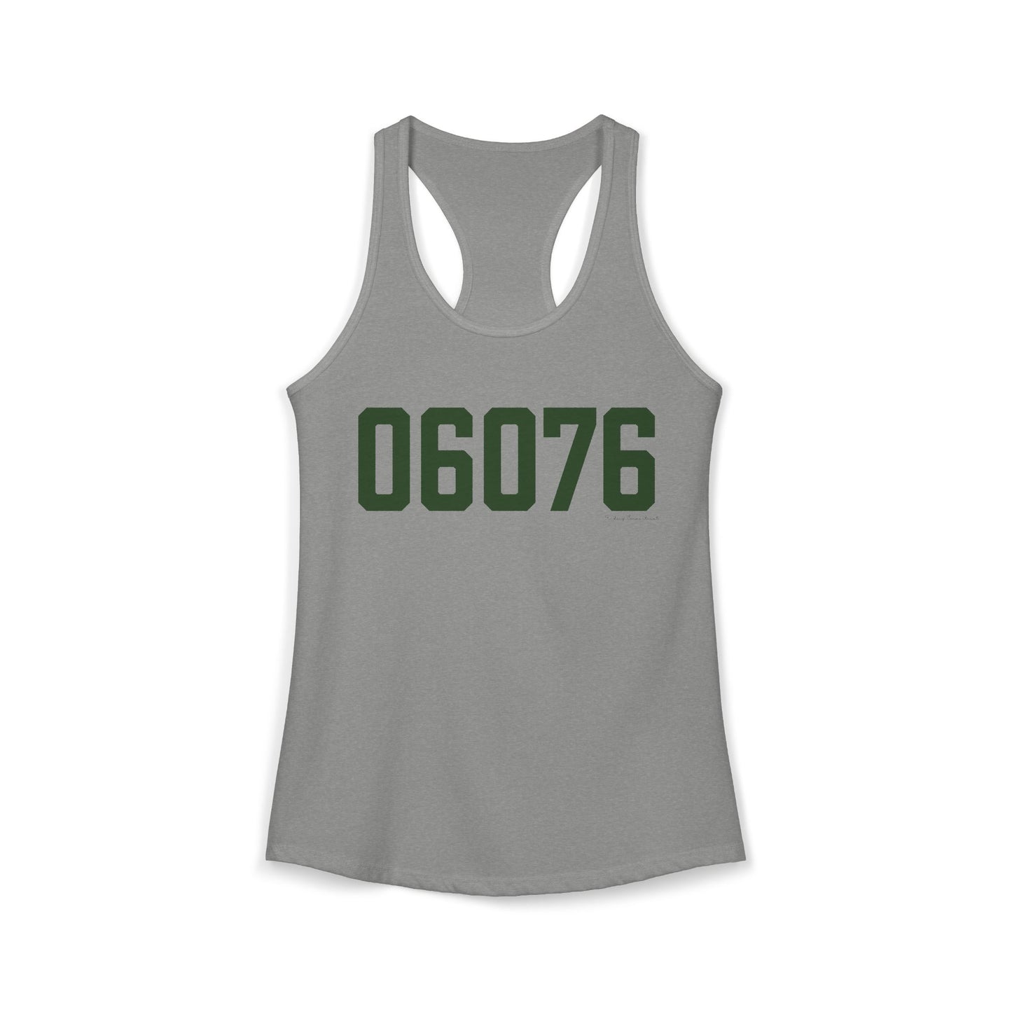 06076 UnionConnecticut Zip Code Women's Ideal Racerback Tank
