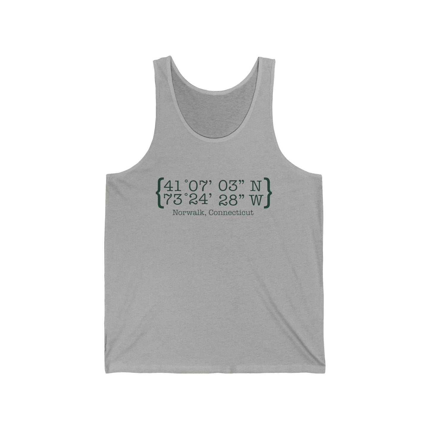 Norwalk Coordinates Unisex Jersey Tank Top Shirt