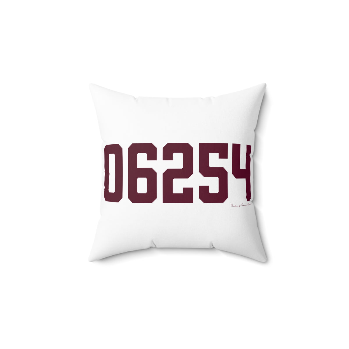 06254 Franklin Connecticut Zip Code Spun Polyester Square Pillow