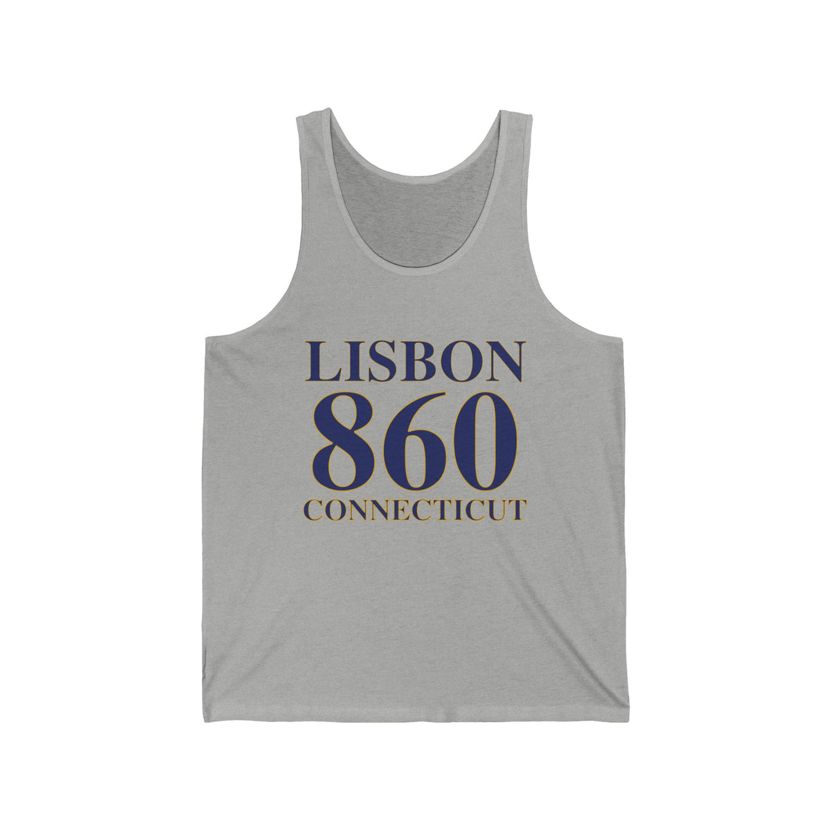 Lisbon 860 Connecticut Unisex Jersey Tank Top