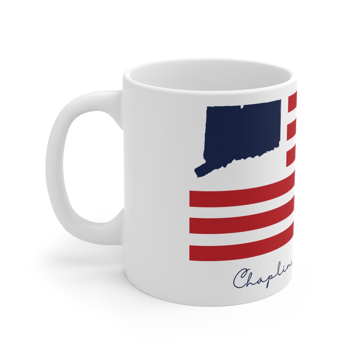 Chaplin Connecticut Flag Mug 11oz