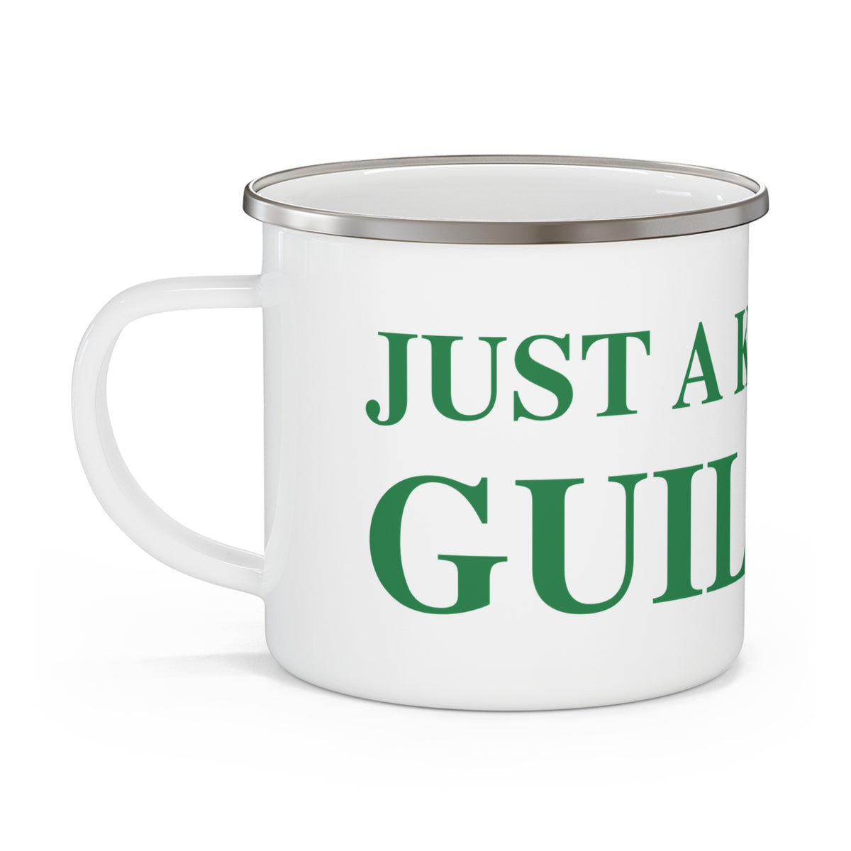 Just a kid from Guilford Enamel Camping Mug