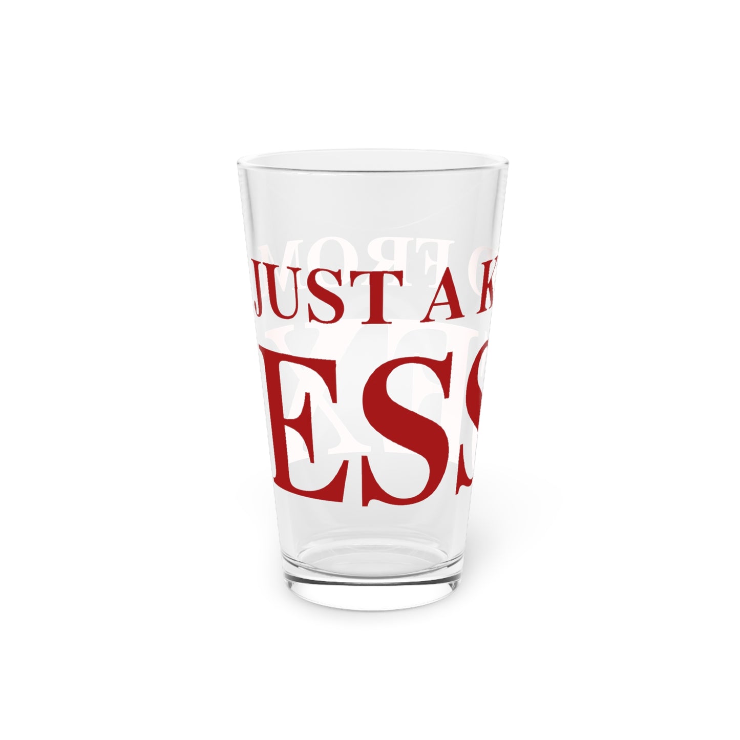 Just a kid from Essex Pint Glass, 16oz