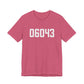 06043 Bolton CT Zip Code Unisex Jersey Short Sleeve T-Shirt