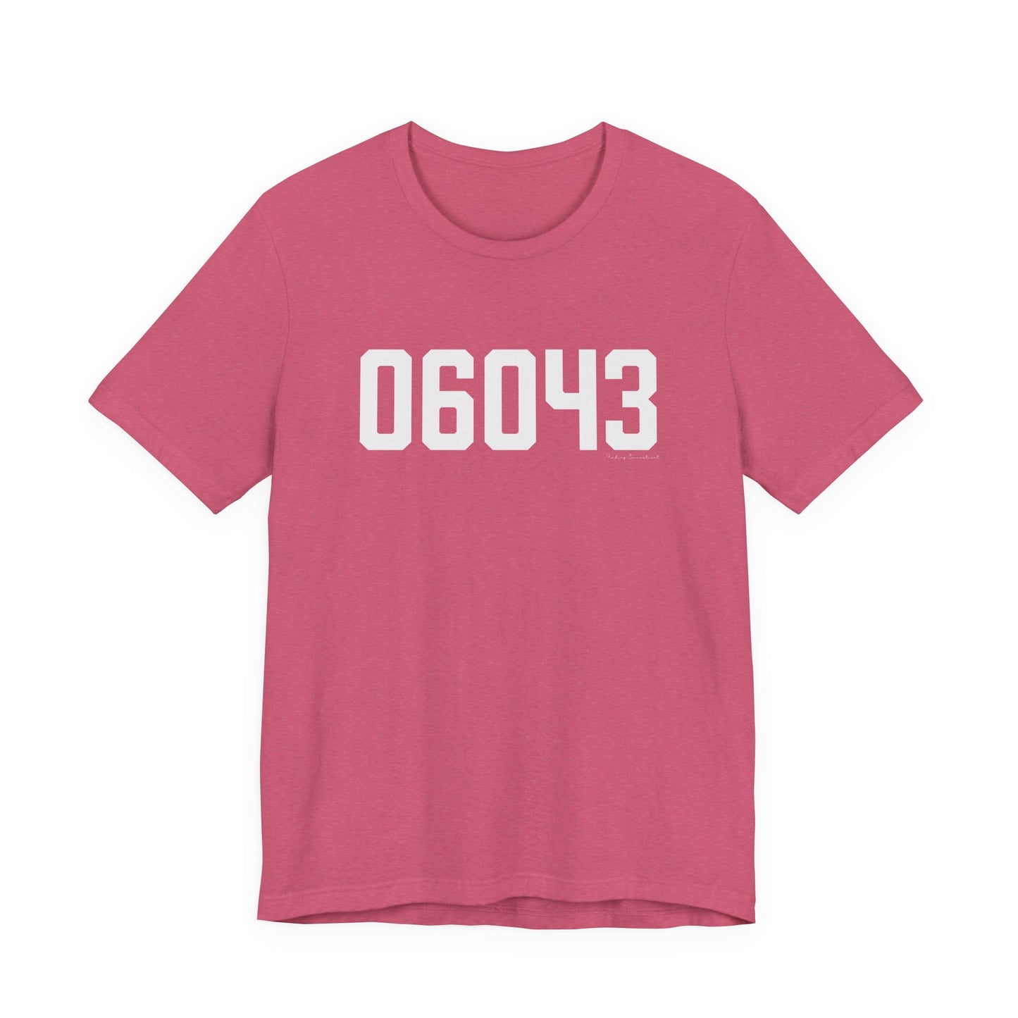 06043 Bolton CT Zip Code Unisex Jersey Short Sleeve T-Shirt