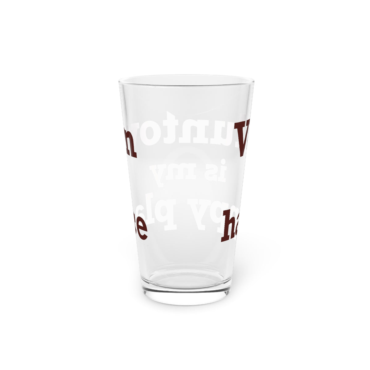 Voluntown is My Happy Place Pint Glass, 16oz