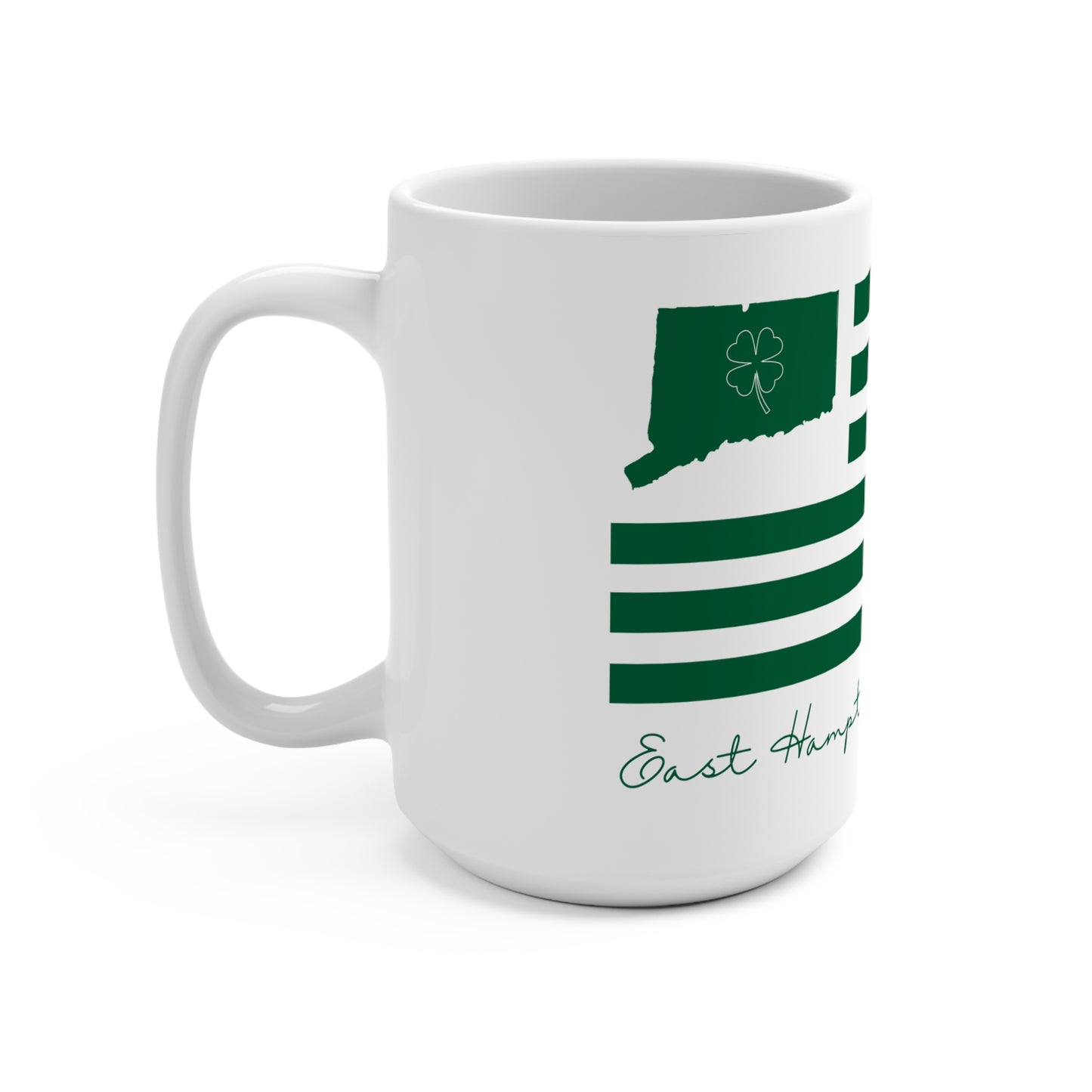 East Hampton Connecticut St. Patrick’s Day Flag Mug 15oz