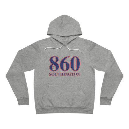 860 Southington Red White & Blue Unisex Sponge Fleece Pullover Hoodie