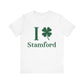 I Clover Stamford (Green) Unisex Jersey Short Sleeve Tee