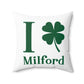 I Clover Milford Spun Polyester Square Pillow