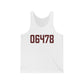 06478 Oxford Connecticut Zip Code Unisex Jersey Tank Top