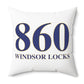 860 Windsor Locks Polyester Square Pillow