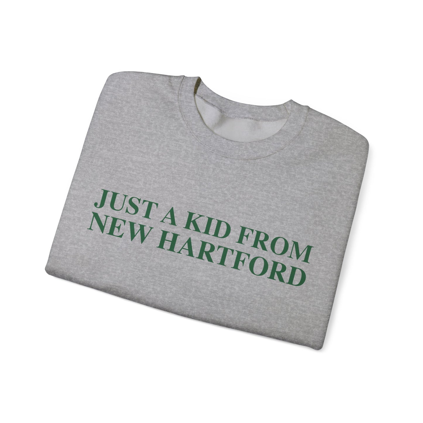 Just a kid from New Hartford Unisex Heavy Blend™ Crewneck Sweatshirt