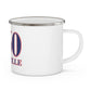 860 Montville Red, White & Blue Enamel Camping Mug