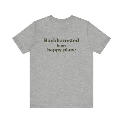 Barkhamsted is my Happy Place Unisex Jersey Short Sleeve T-Shirt