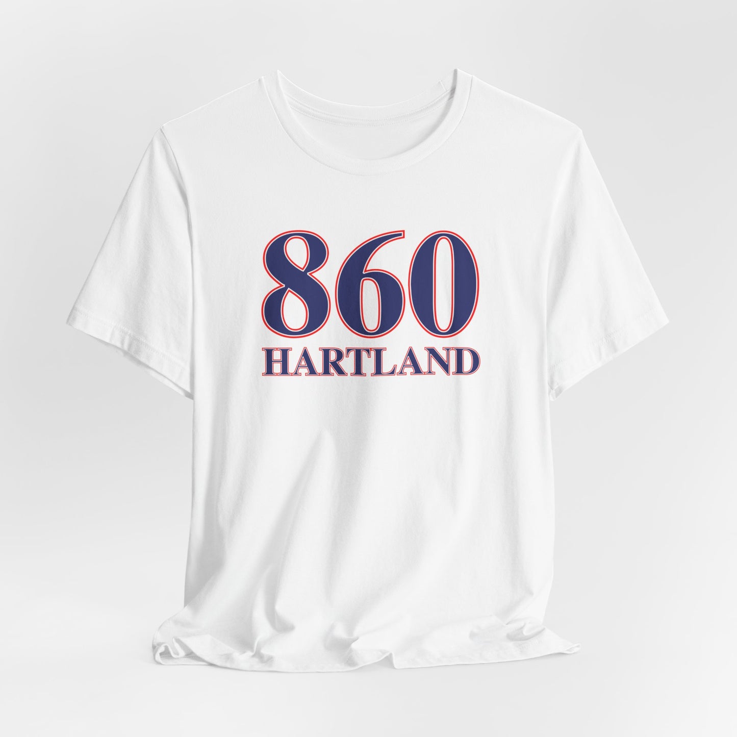 860 Hartland Red White & Blue Unisex Jersey Short Sleeve T-Shirt