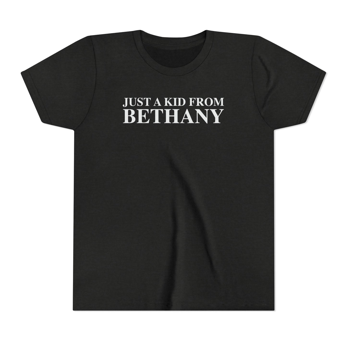 Just a kid from Bethany Youth Short Sleeve T-Shirt