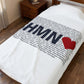 Sherman Love  Velveteen Plush Blanket