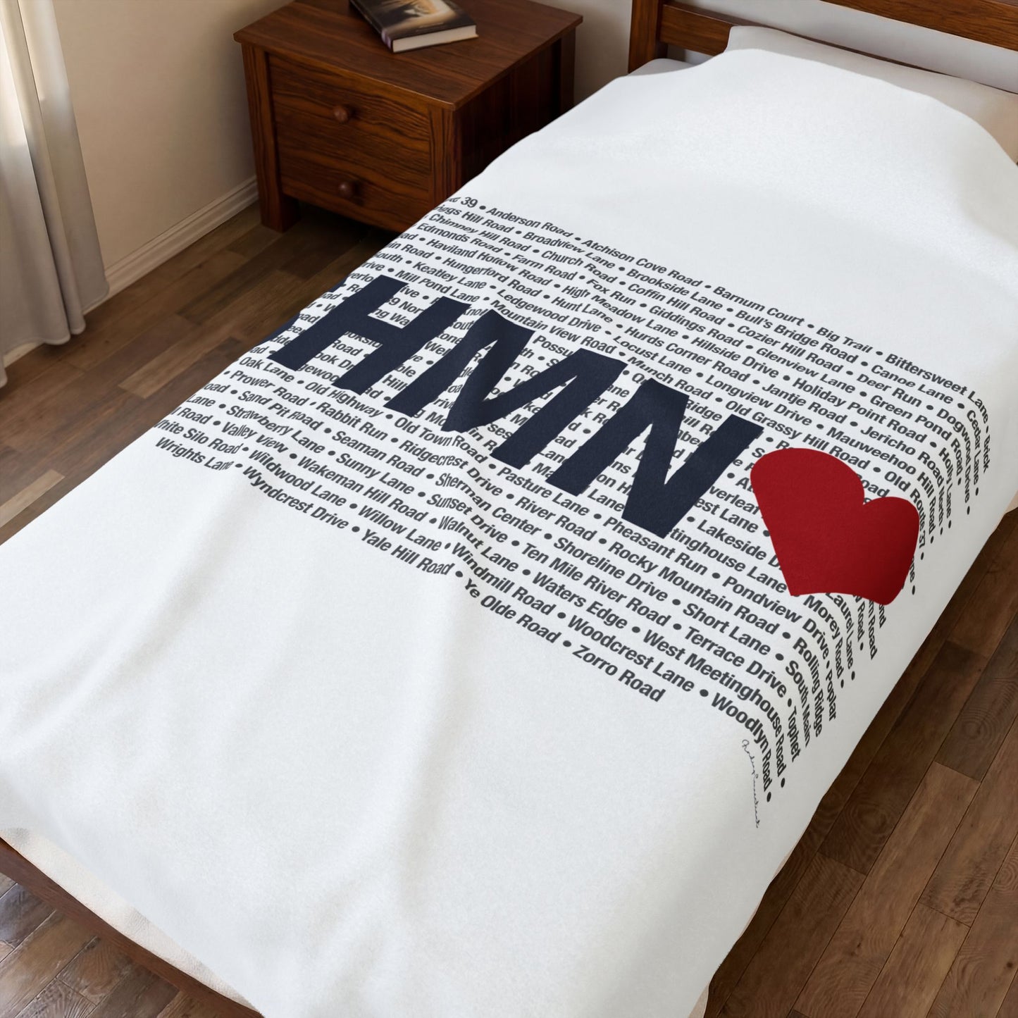 Sherman Love  Velveteen Plush Blanket