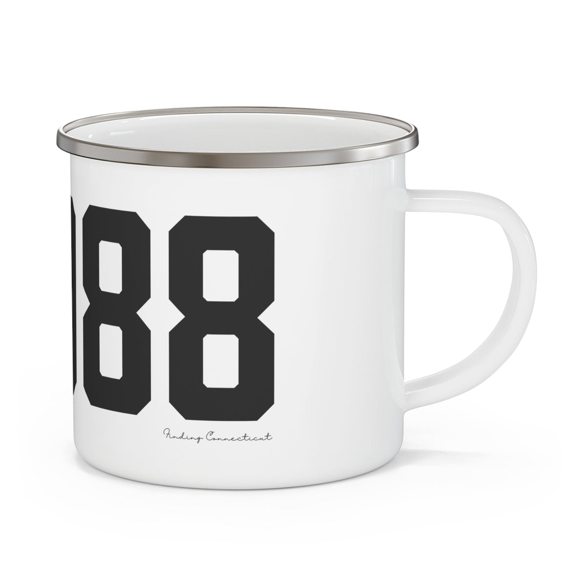 06088 East Windsor Connecticut Zip Code Enamel Camping Mug