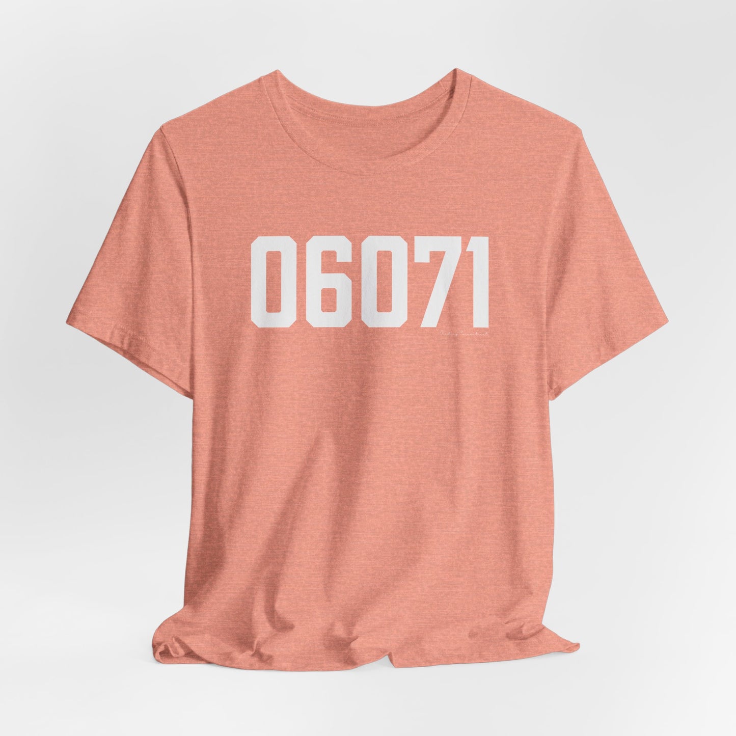 06071 Somers CT Zip Code Unisex Jersey Short Sleeve T-Shirt
