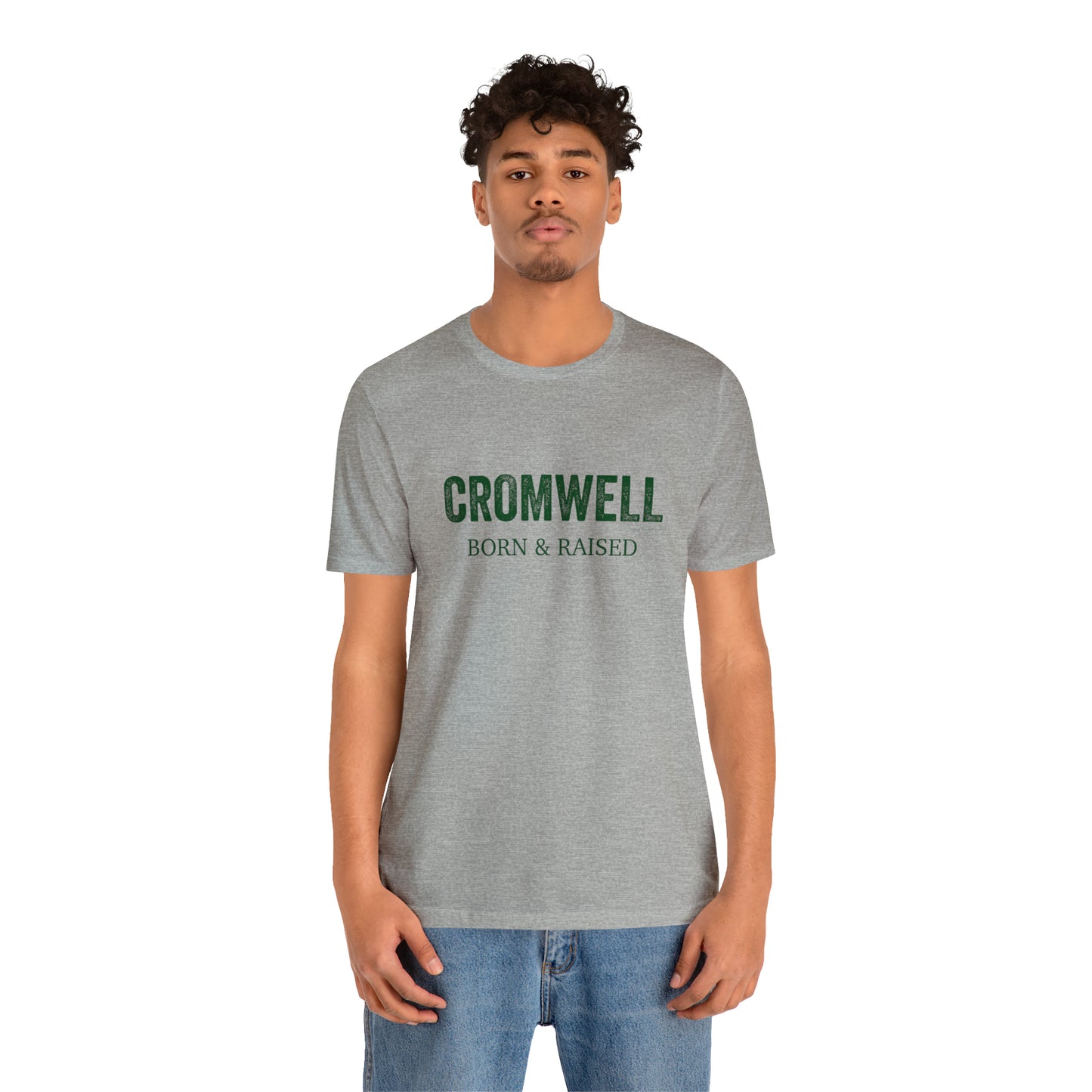 Cromwell Born & Raised Unisex Jersey Short Sleeve T-Shirt