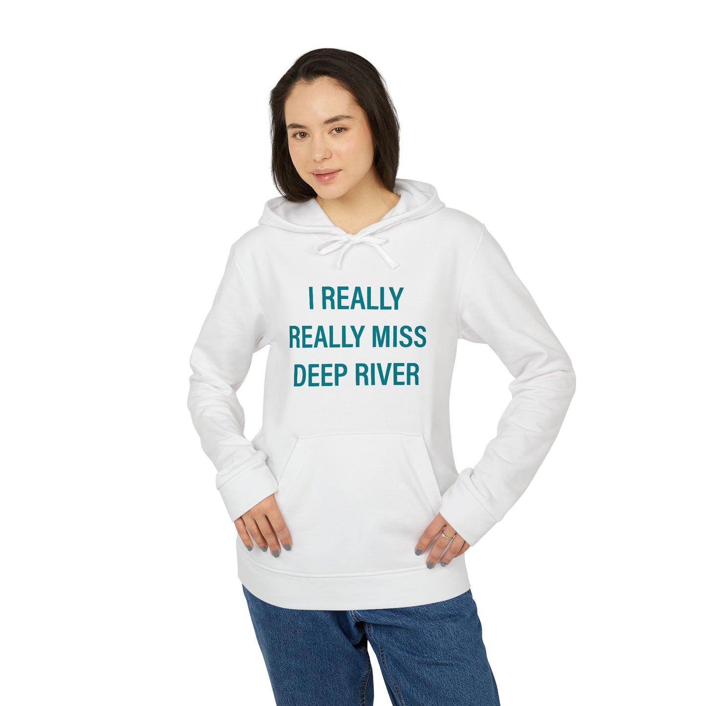 I Really Really Miss Deep River. adidas® Unisex Fleece Hoodie