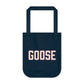 Goose Zip Code - Peach & Pink Organic Canvas Tote Bag