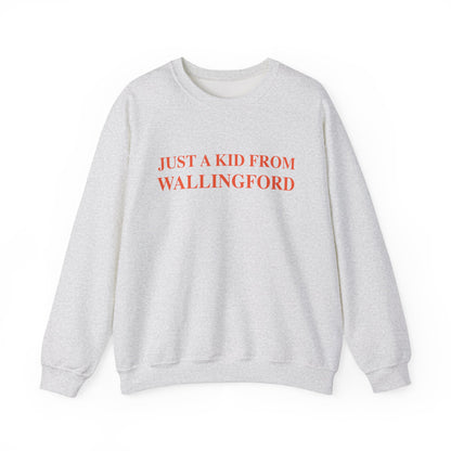 Just a kid from Wallingford Unisex Heavy Blend™ Crewneck Sweatshirt