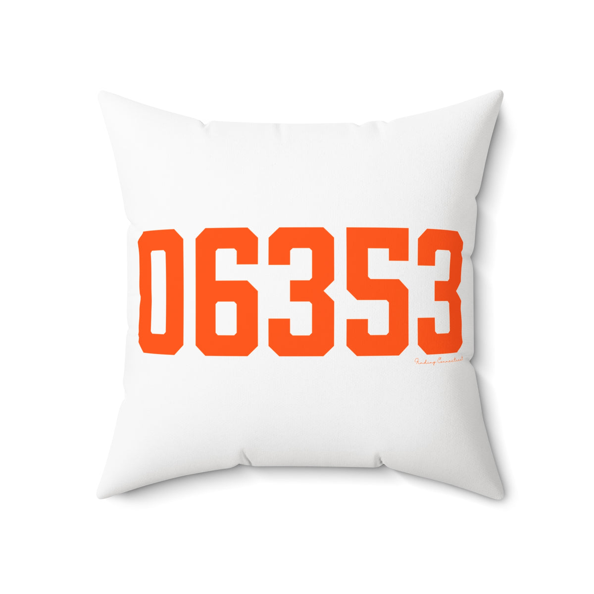 06353 Montville Connecticut Zip Code Spun Polyester Square Pillow