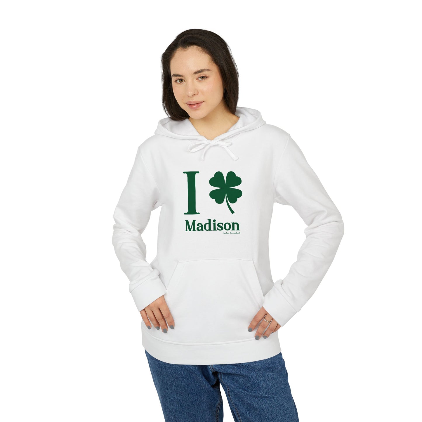 I Clover Madison adidas Unisex Fleece Hoodie