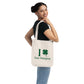 I Clover East Hampton (green) Organic Canvas Tote Bag