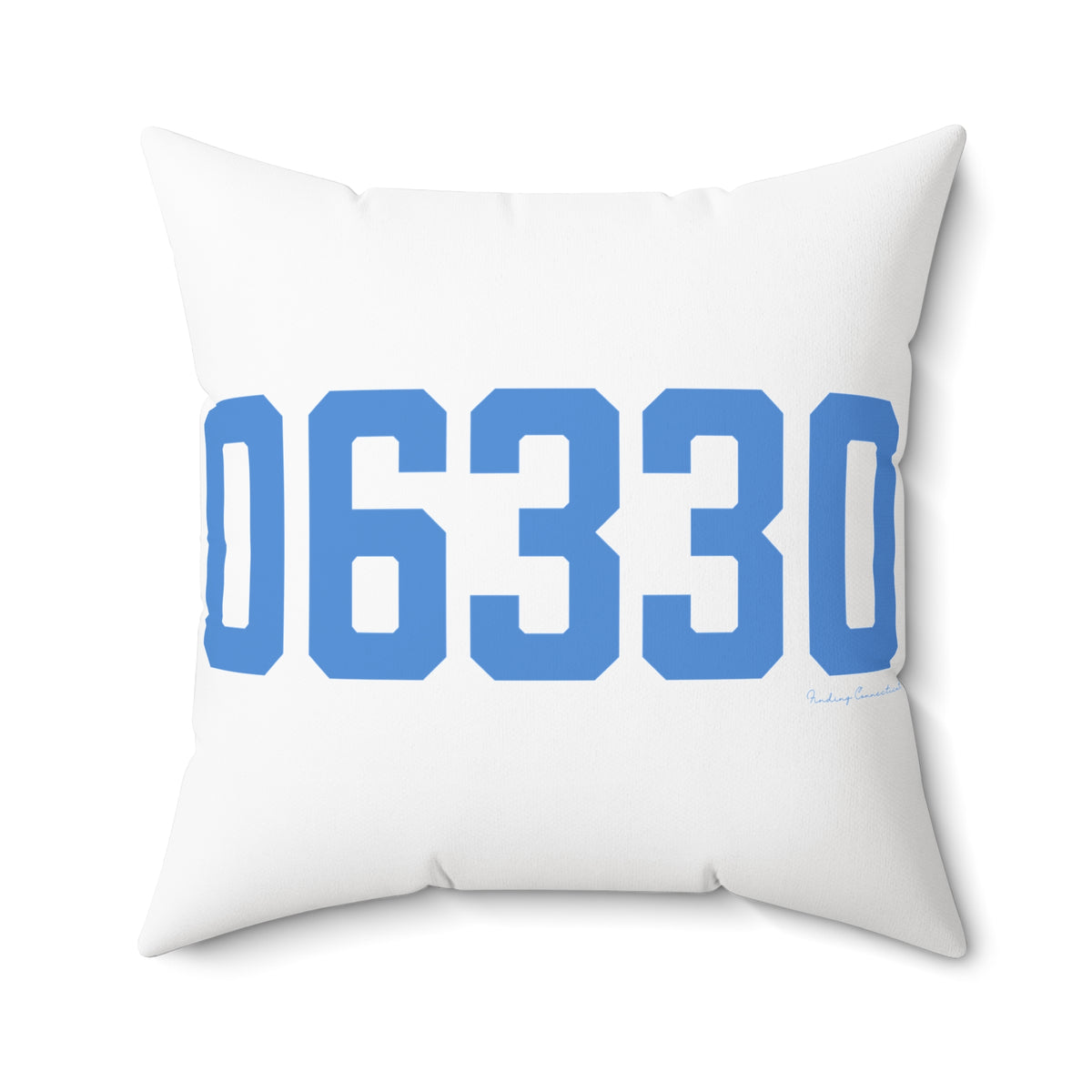 06330 Sprague Connecticut Zip Code  Spun Polyester Square Pillow