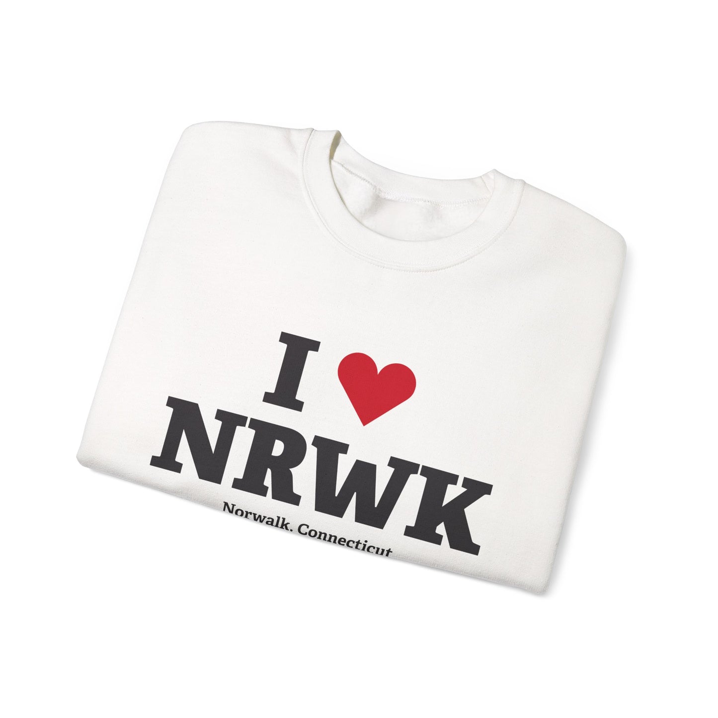 I Heart NRWK Unisex Heavy Blend™ Crewneck Sweatshirt