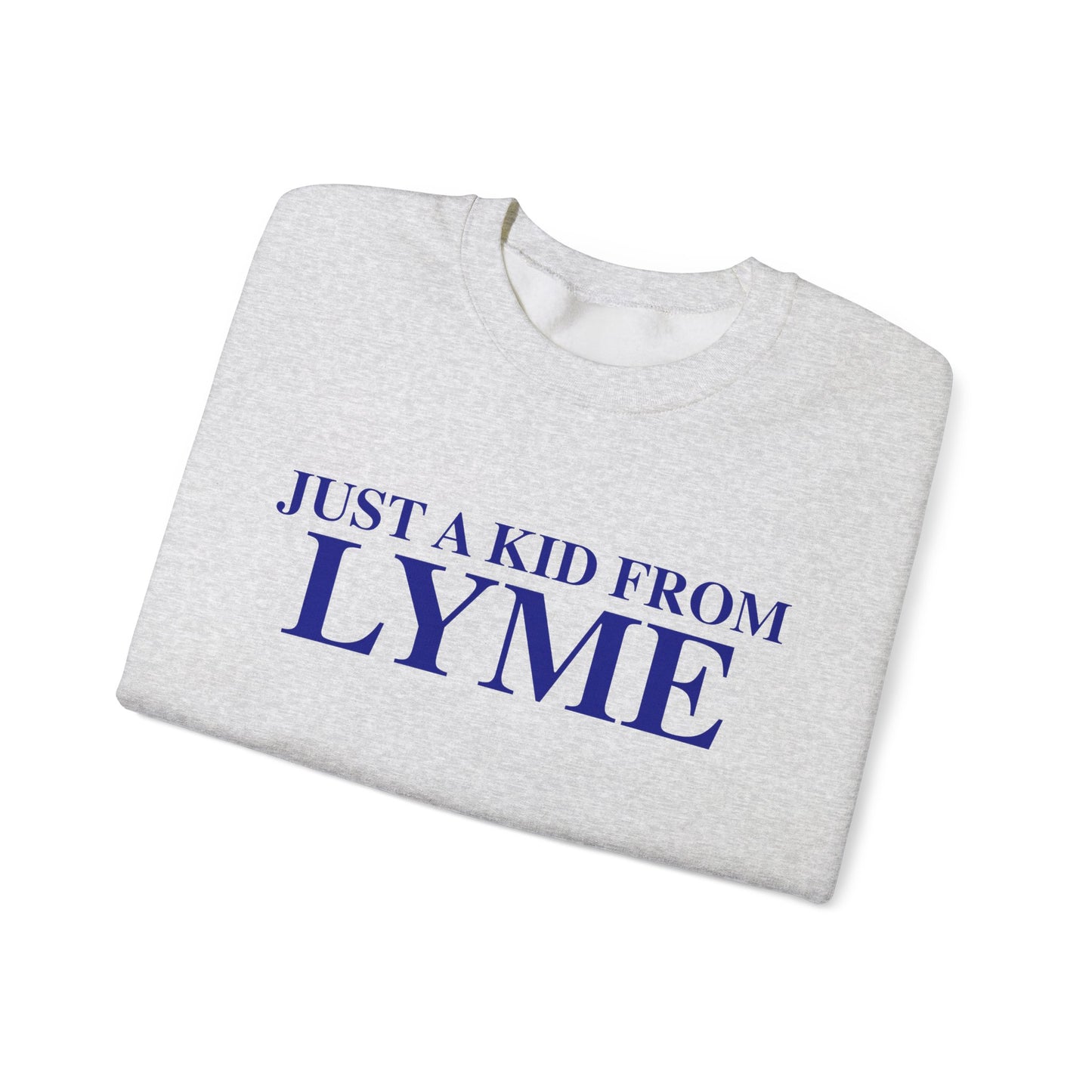 Just a kid from Lyme Unisex Heavy Blend™ Crewneck Sweatshirt