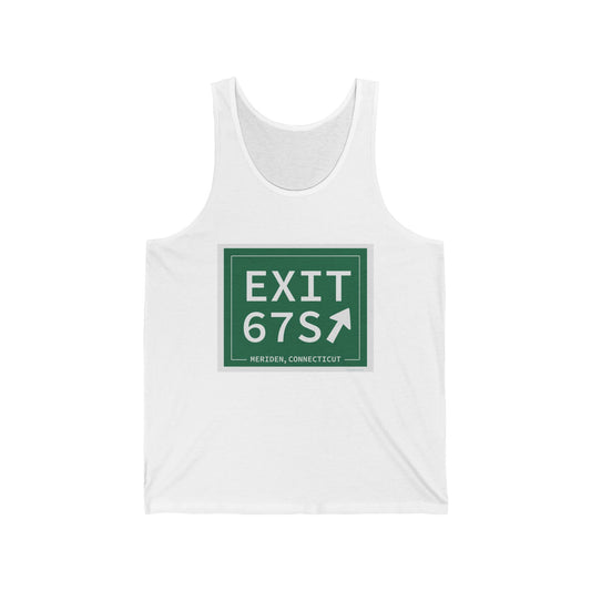 Vintage Exit 67S WCP Sign Unisex Jersey Tank Top
