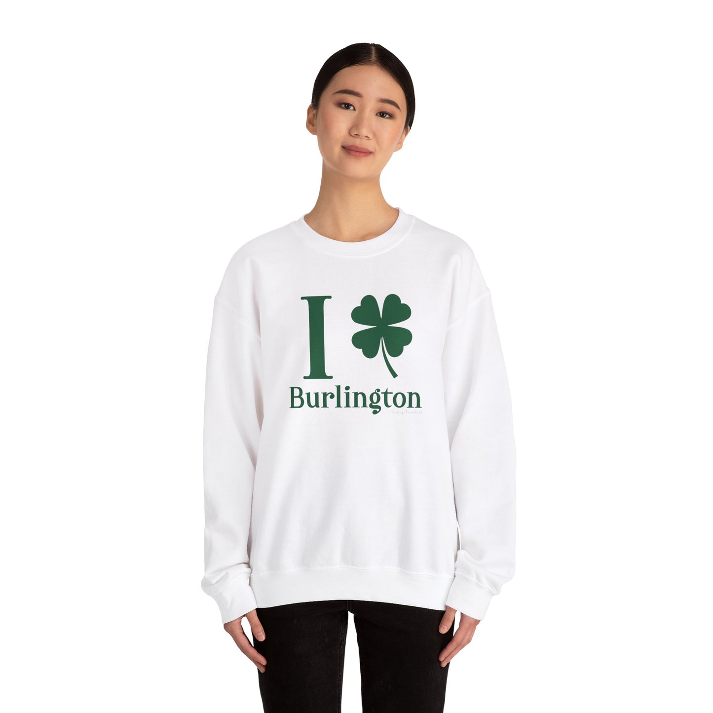 I Clover Burlington Unisex Heavy Blend™ Crewneck Sweatshirt