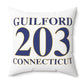 Guilford 203 Connecticut Polyester Square Pillow