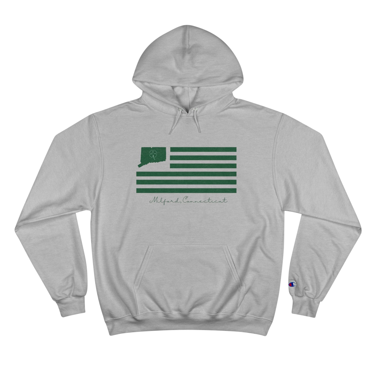 Milford Connecticut St Patrick’s Day Flag Champion Hoodie