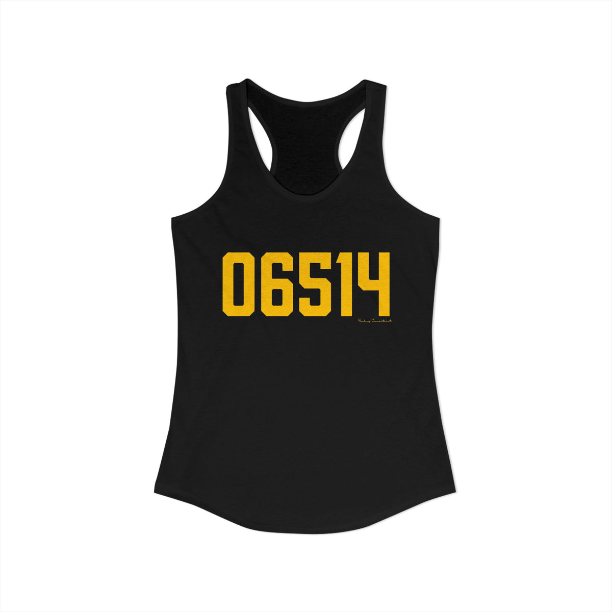 06514 Hamden Connecticut Zip Code Women's Ideal Racerback Tank Top