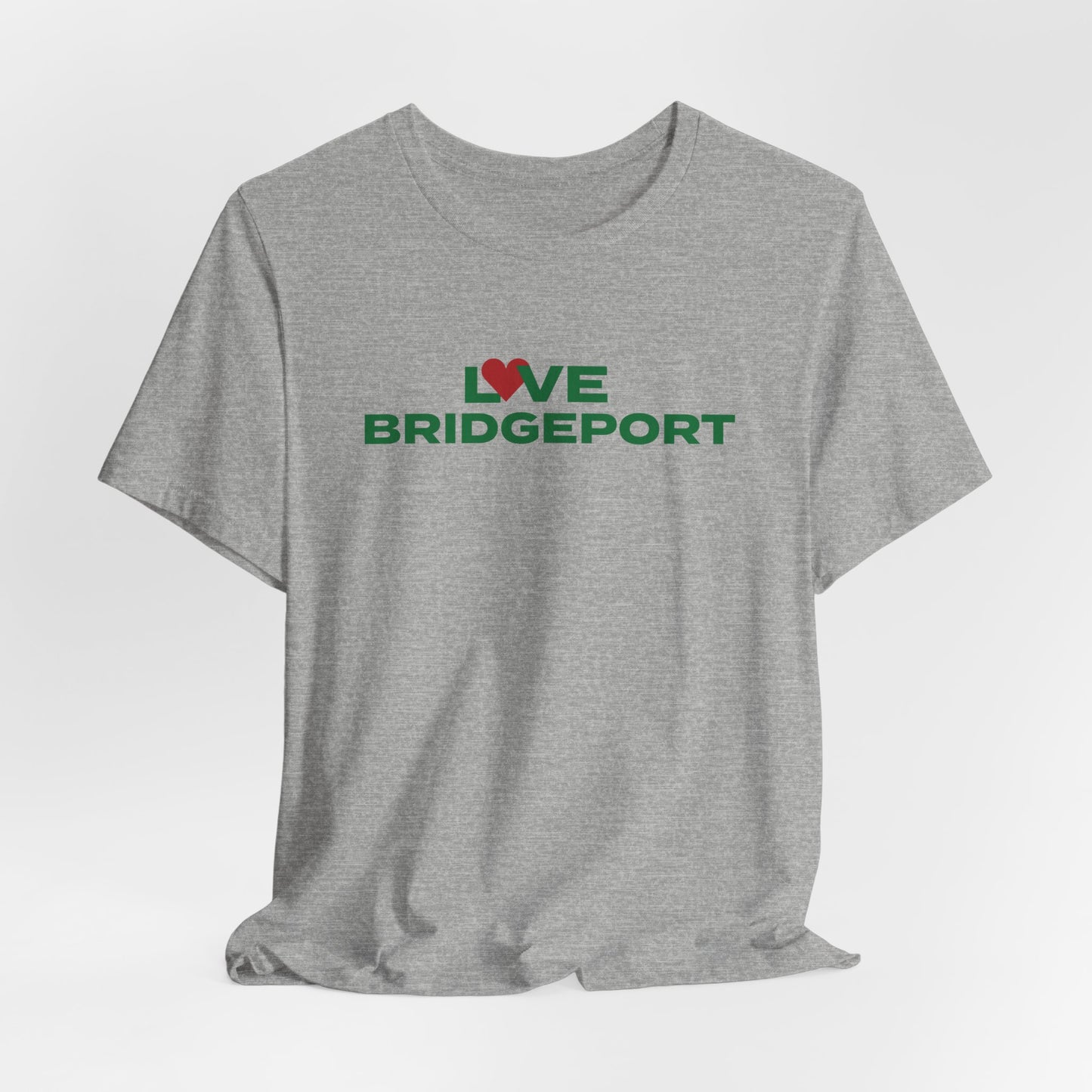 Love Bridgeport Unisex Jersey Short Sleeve T-Shirt