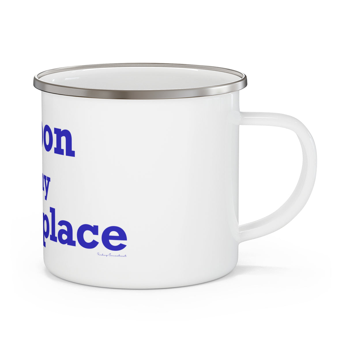 Lisbon is My Happy Place Enamel Camping Mug