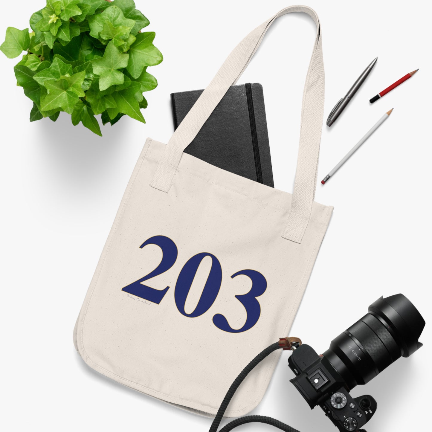 203 Organic Canvas Tote Bag