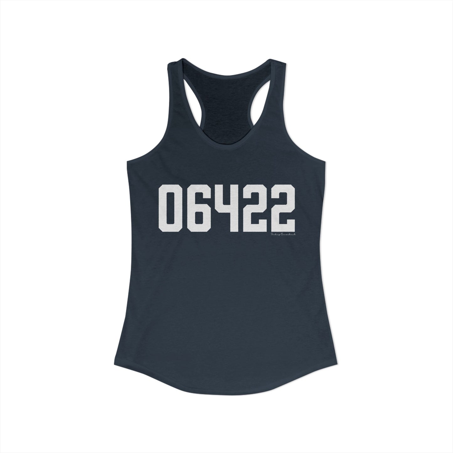 06422 Durham CT Zip Code Women's Ideal Racerback Tank Top