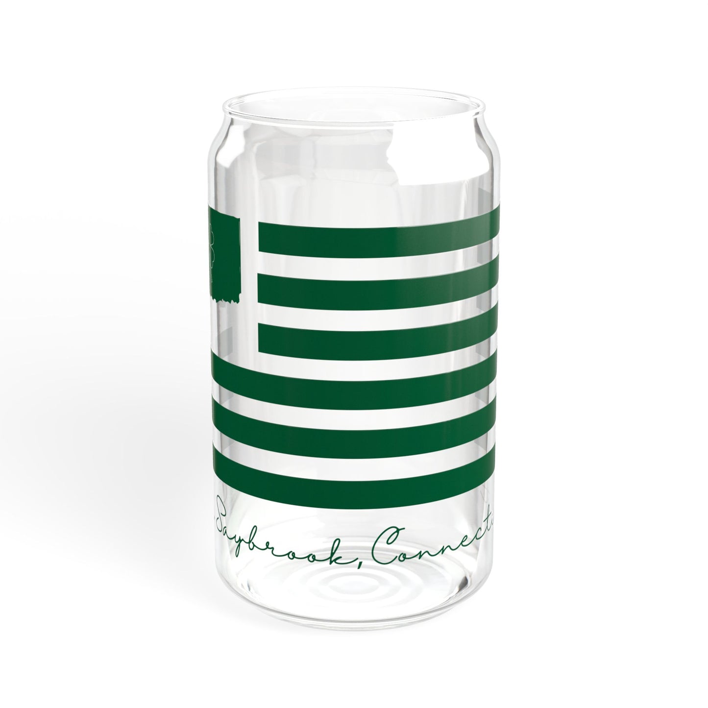Old Saybrook St. Patrick’s Day Flag Sipper Glass, 16oz