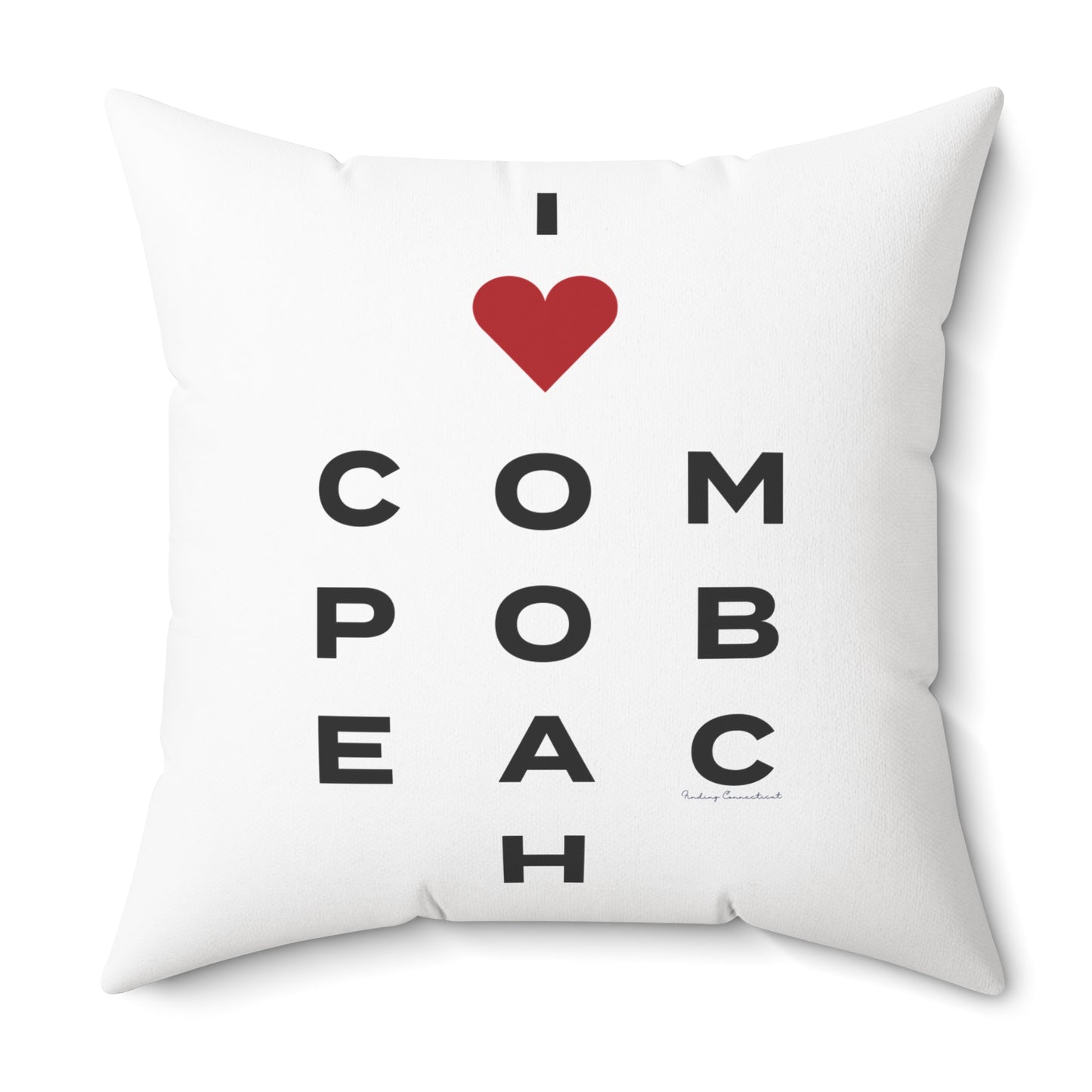 Compo Beach Vision Spun Polyester Square Pillow