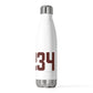 06234 Brooklyn Connecticut Zip Code 20oz Insulated Bottle
