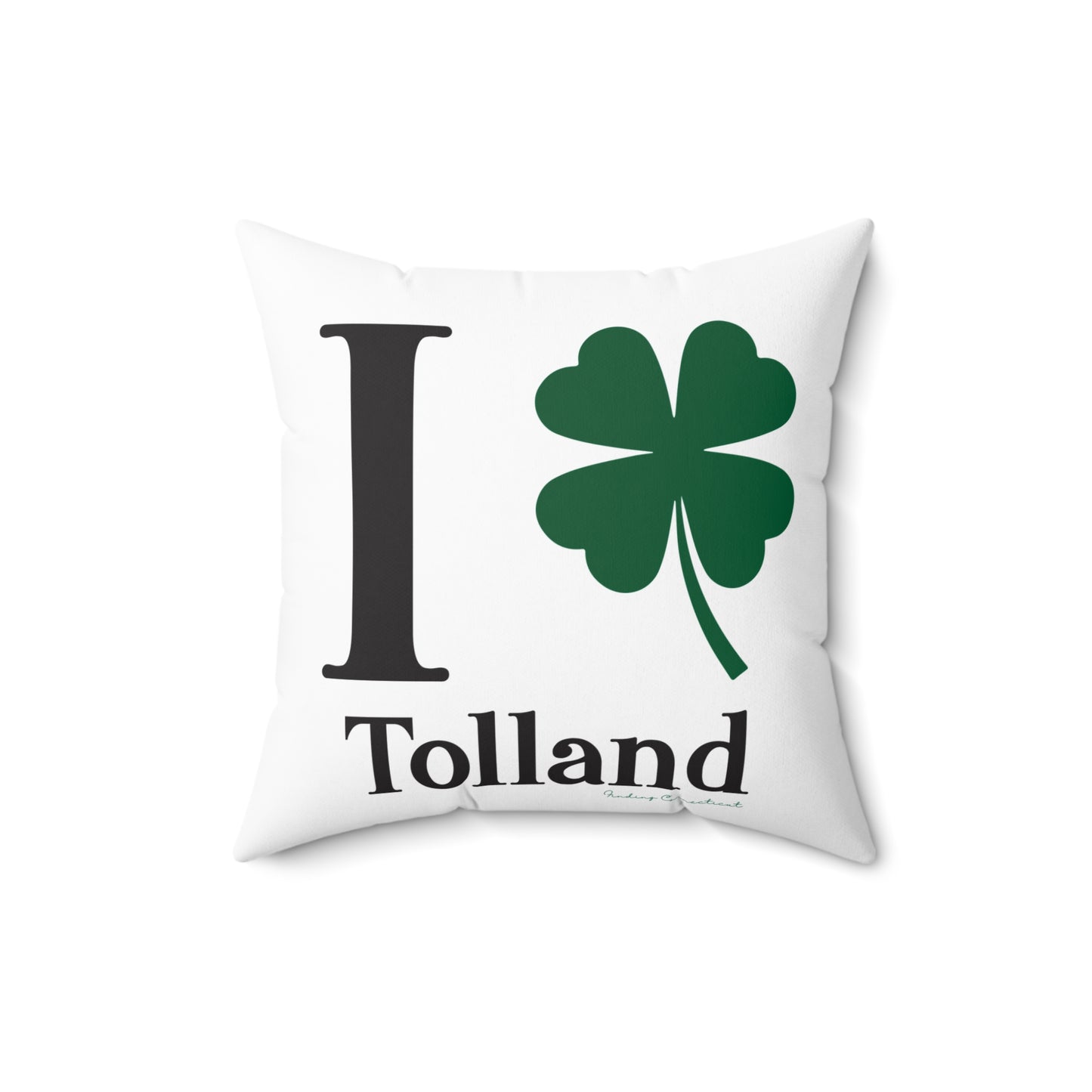 I Clover Tolland Spun Polyester Square Pillow