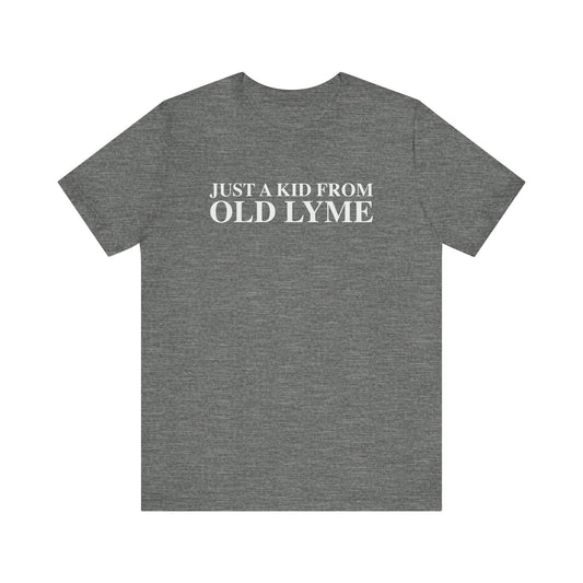 Just a kid from Old Lyme Unisex Jersey Short Sleeve T-Shirt