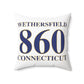 Wethersfield 860 Connecticut Polyester Square Pillow